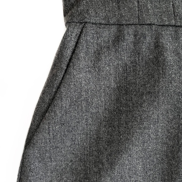 CLUB Monaco Wool Strapless Dress - Picture 5 of 15